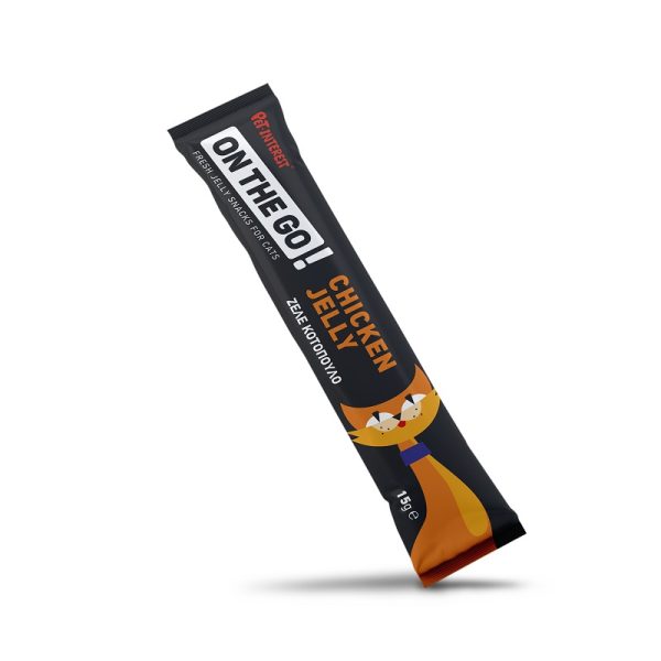 ON THE GO mačji žele priboljšek - piščanec