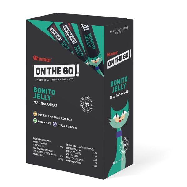 ON THE GO mačji žele priboljšek - Bonito