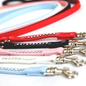 Povodec za psa iz umetnega usnja GLAMOUR