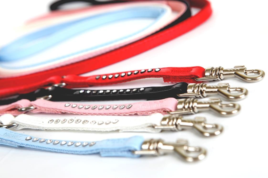 Povodec za psa iz umetnega usnja GLAMOUR