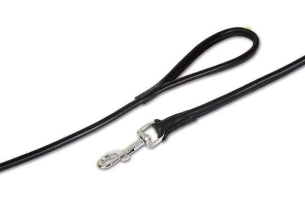 Usnjen okrogel povodec iz mehkega usnja