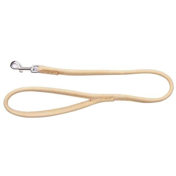 Usnjen okrogel povodec iz mehkega usnja