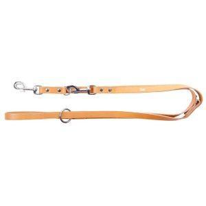 Usnjen povodec nastavljive dolžine