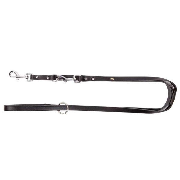 Usnjen povodec nastavljive dolžine