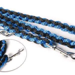 Povodec za psa PLETENA VRV vzorec SQUARE nastavljiva dolžina