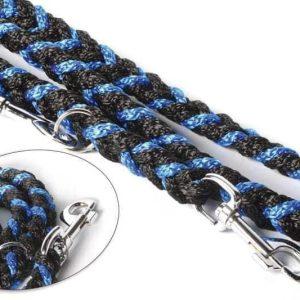 Povodec za psa PLETENA VRV vzorec BRAID nastavljiva dolžina