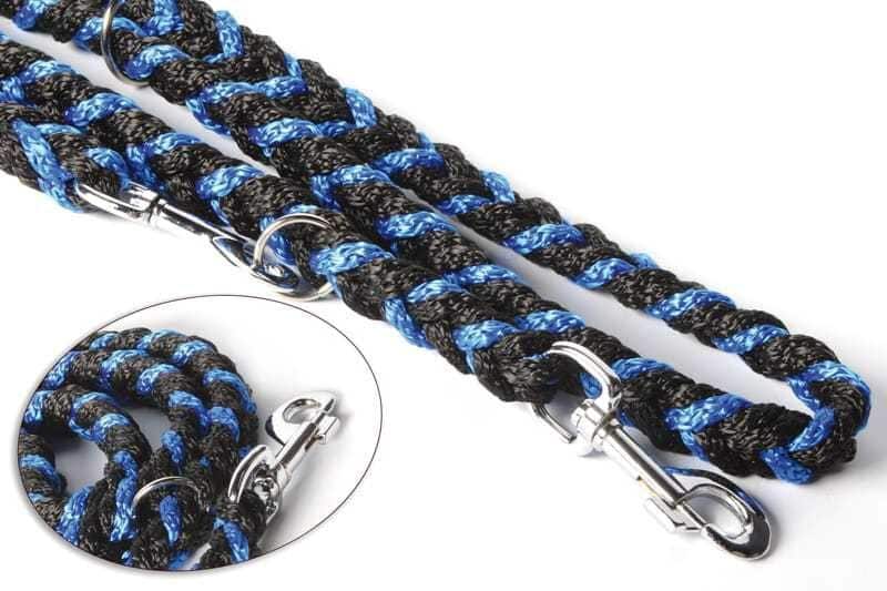 Povodec za psa PLETENA VRV vzorec BRAID nastavljiva dolžina