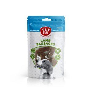 TAF PETS sveži pasji priboljški KLOBASE iz jagnjetine 75g