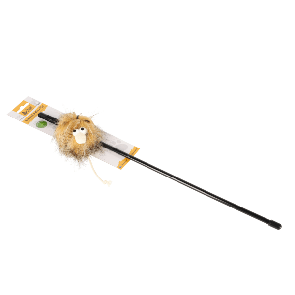 Mačja igrača - igralna palica s puhasto igračko Monster Mike