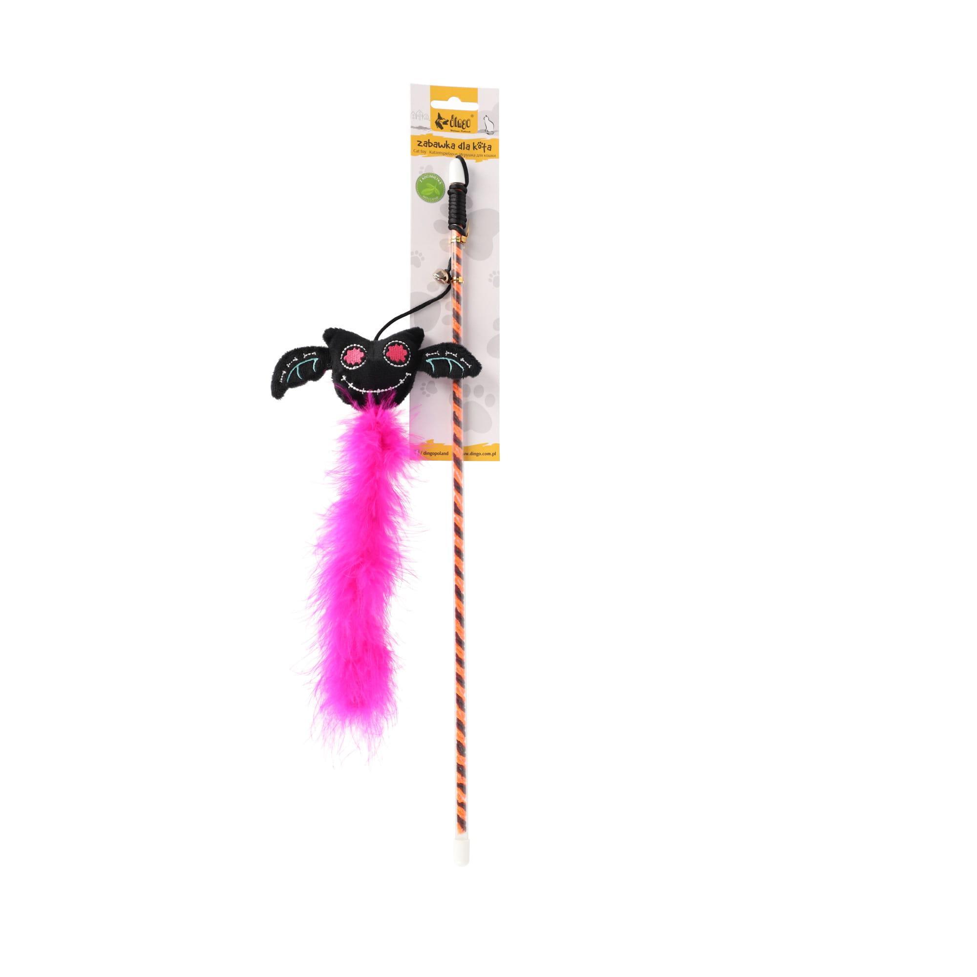 Mačja igrača - igralna palica s peresom Ropar