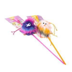 Alternative view of Mačja igrača - igralna palica s puhasto igračko