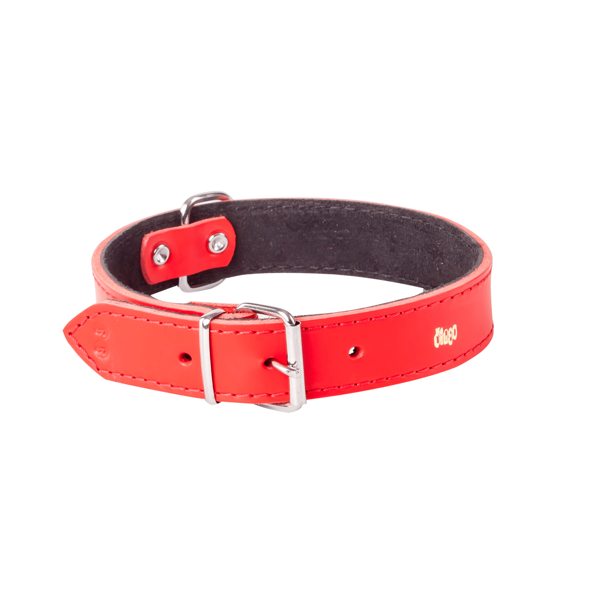 Usnjena ovratnica CLASSIC široka