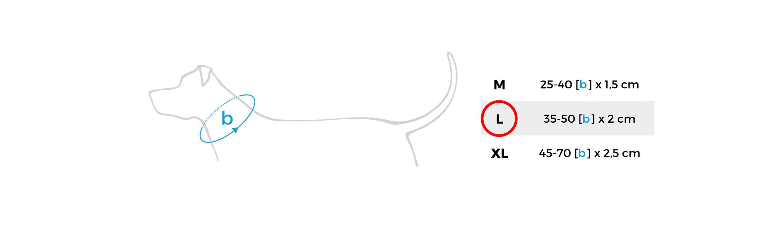 Nastavljiva ovratnica z zaklepom Basic - slika 3