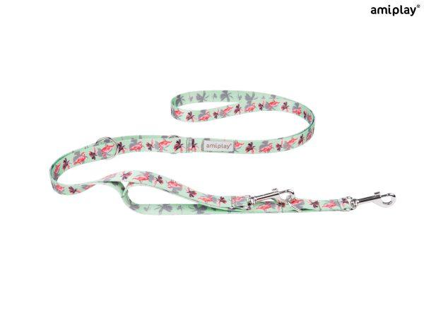 Nastavljiv povodec 7 v 1 BeHappy Flamingo