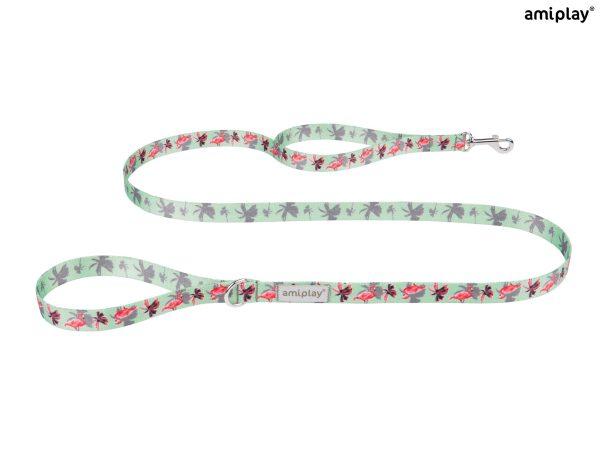 Povodec za psa BeHappy Flamingo