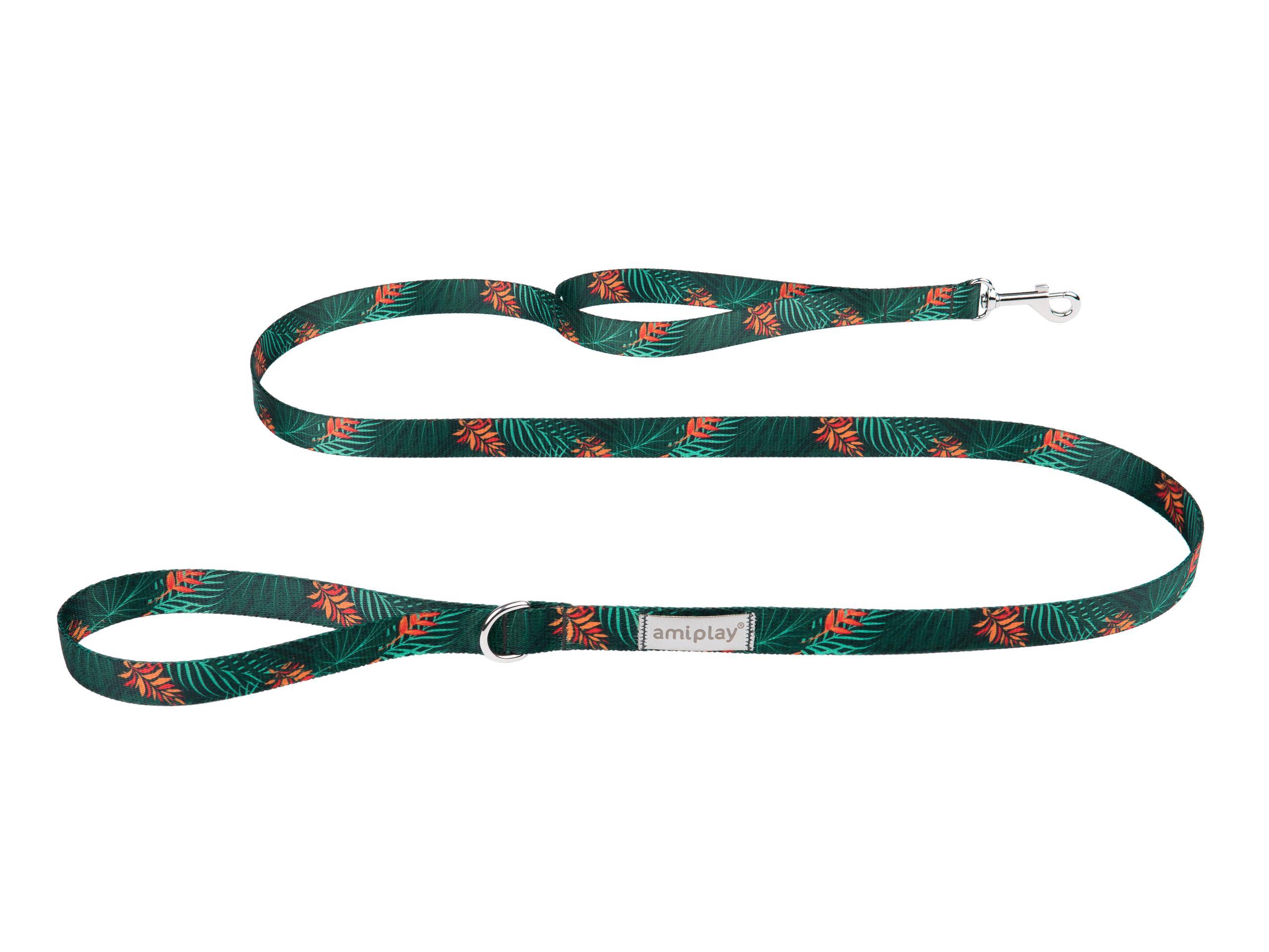 amiplay_BeHappy_Leash_Jungle_01 povodec za psa