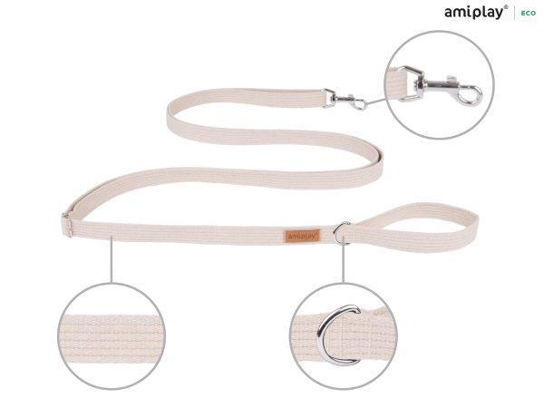 Nastavljiv povodec Easy Fix Cotton