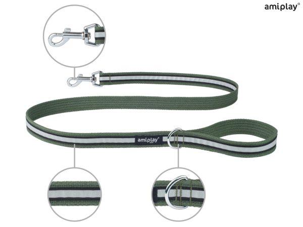 Povodec za psa Cotton Shine