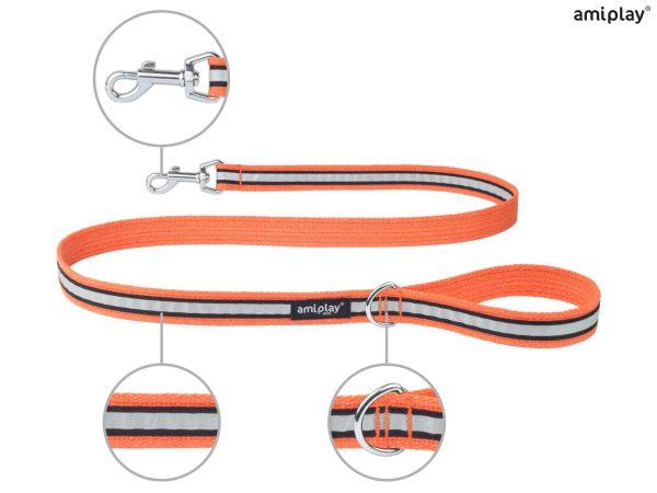 Povodec za psa Cotton Shine