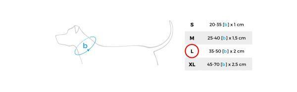 Nastavljiva ovratnica Denim