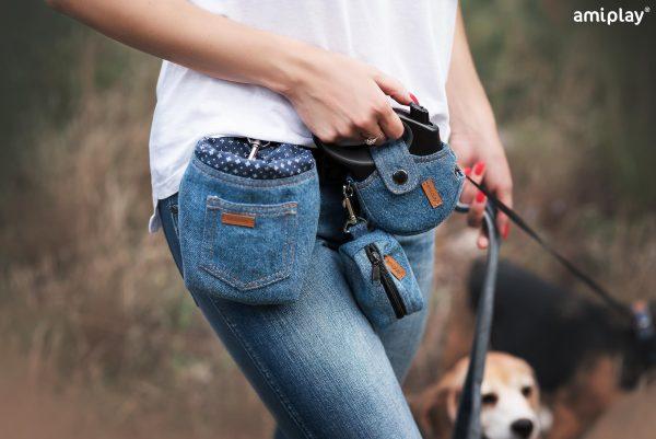 Prevleka za avtomatski povodec Denim