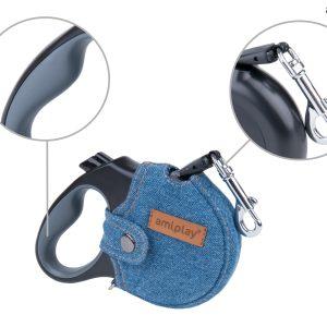 Alternative view of Avtomatski povodec INFINI s prevleko Denim