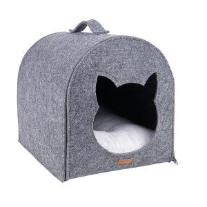 Mačja hiška iz filca House Quick Press 2v1 Hygge