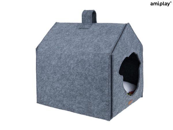 Hiška iz filca Dog House Quick Press 2in1 Hyge