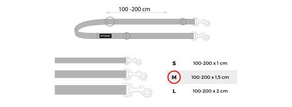 Nastavljiv povodec 6 v 1 Joy