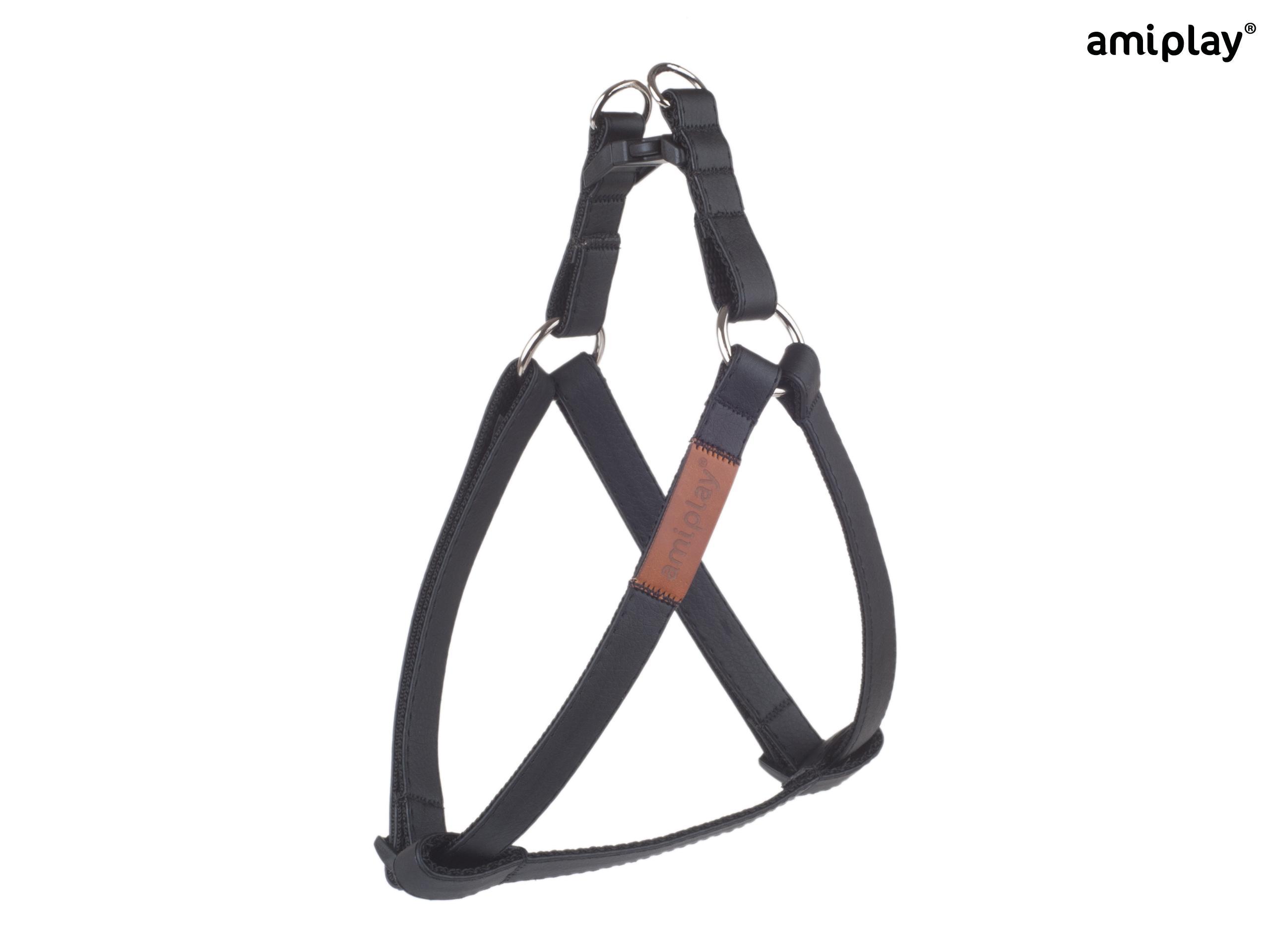 amiplay_Lincoln_Adjustable_harness_Black_01 nastavljiva oprsnica