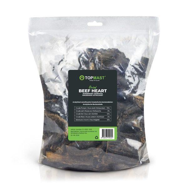 Pasji priboljšek mehko posušeno goveje srce 1000g