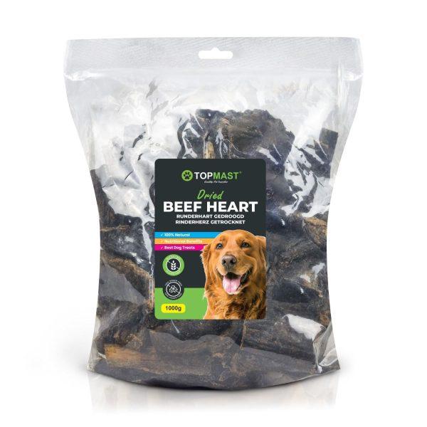 Pasji priboljšek mehko posušeno goveje srce 1000g