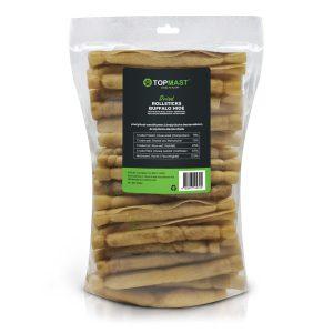 Alternative view of Pasji priboljšek posušena zvita bivolja koža 100kos 2kg