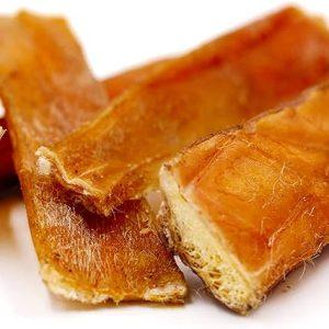 Alternative view of Pasji priboljšek posušena goveja koža - goveje lasišče 15cm 1kg