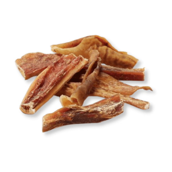 Pasji priboljšek posušena goveja koža - goveje lasišče 15cm 1kg