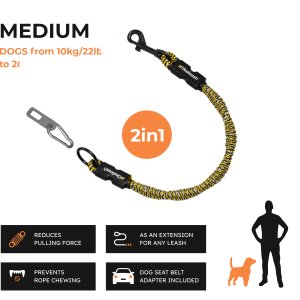 IdeaLeash Flextender adapter proti vlečenju na povodcu MEDIUM