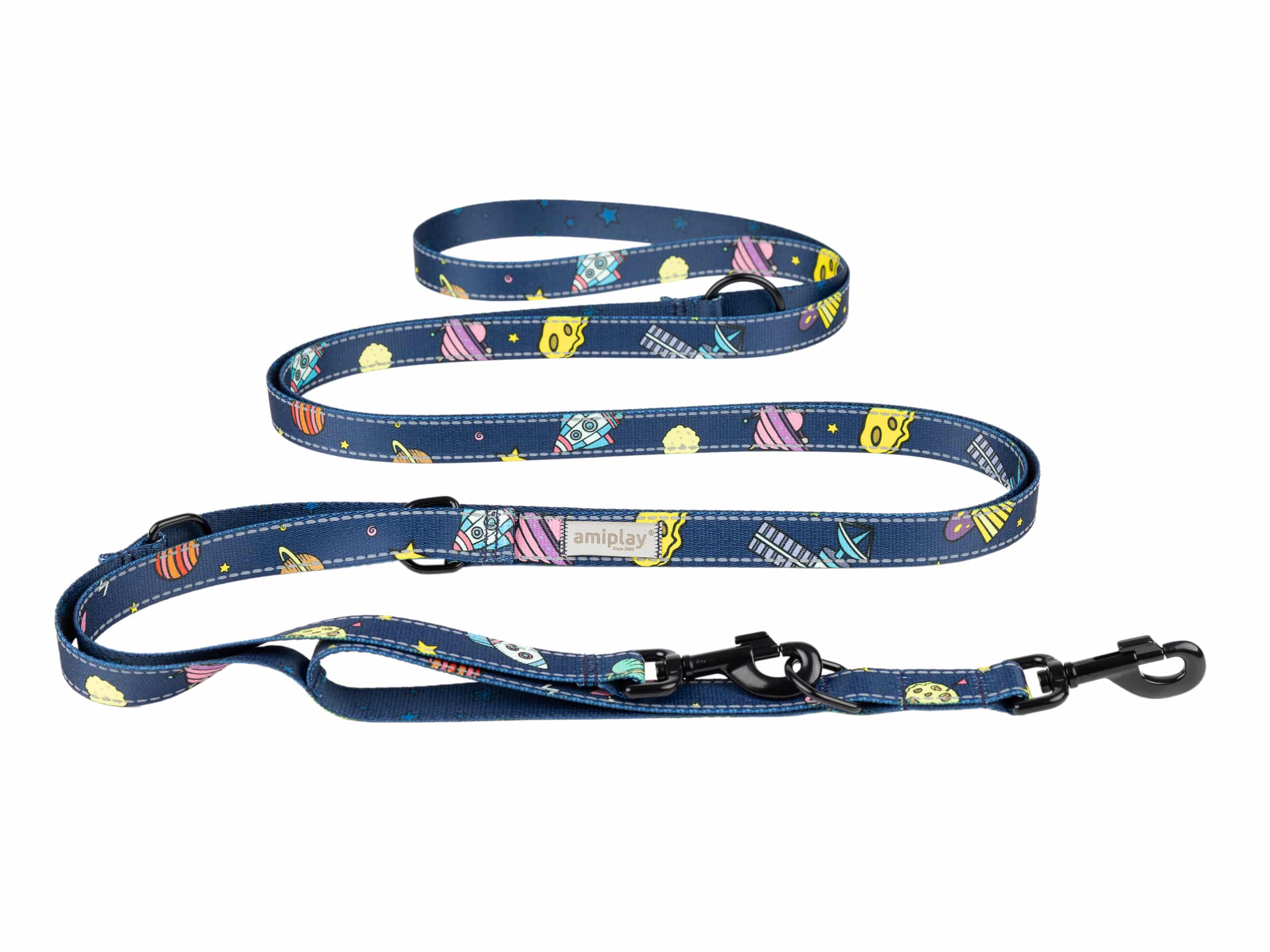 amiplay_BeSpace_Adjustable_leash_8in1_Comics_1 Nastavljiv povodec 8 v 1 BeSpace Comics