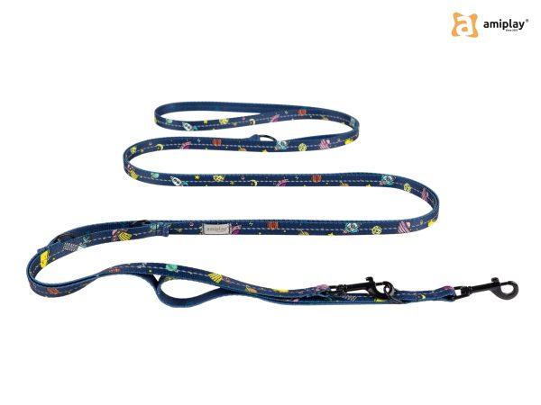 Nastavljiv povodec 8 v 1 BeSpace Comics